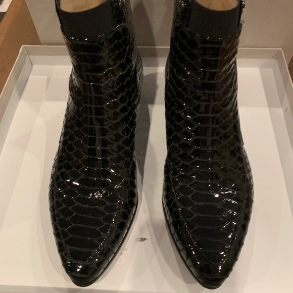 Jimmy Choo Shoes - JIMMY CHOO Malice Shinny Patent Embossed Leather